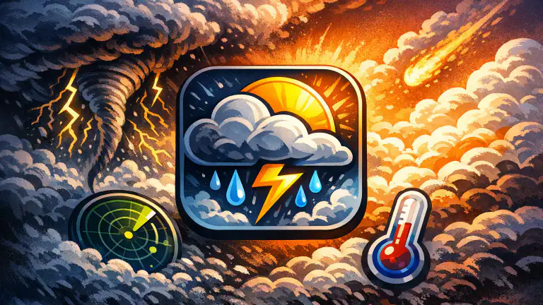 لماذا يتفوق weather24: Forecast & Radar على منافسيه في تطبيقات الطقس header