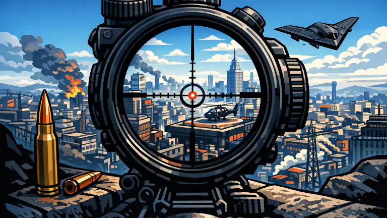 Sniper 3D：Präzision und Taktik auf dem Smartphone header