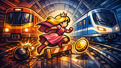 Subway Princess Runner: Nostalgic Arcade Action for the Modern Gamer header