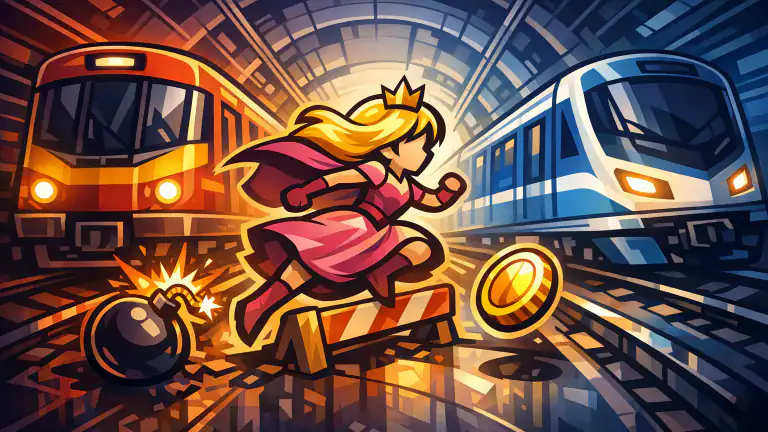 Subway Princess Runner: Nostalgic Arcade Action for the Modern Gamer header