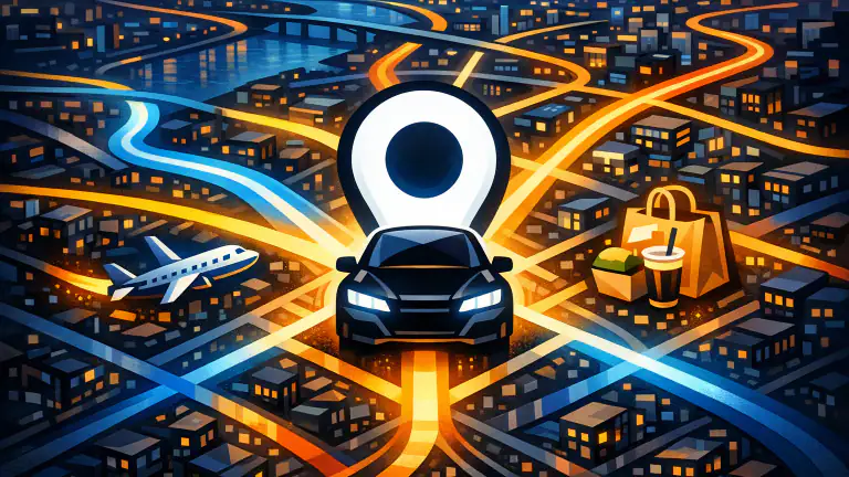 Uber - Viajes en taxi y más: Innovación que Transforma el Transporte Urbano header