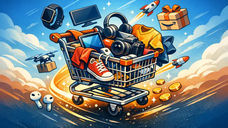 Amazon Shopping: Ostosmaailma Taskussasi header