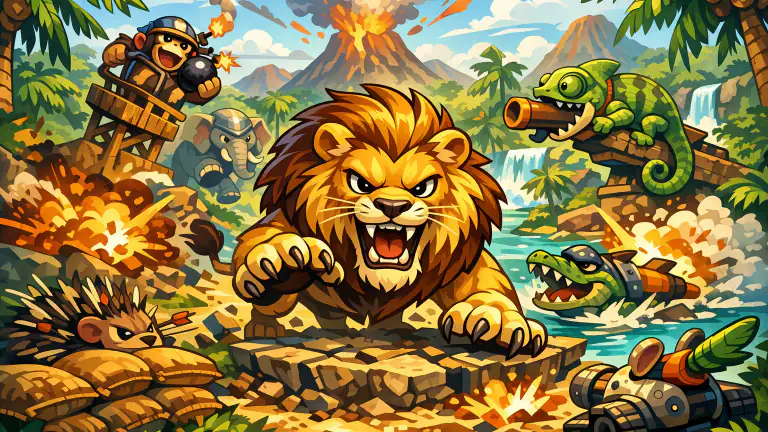 Zooba: Huumoria ja Strategiaa Battle Royalessa header