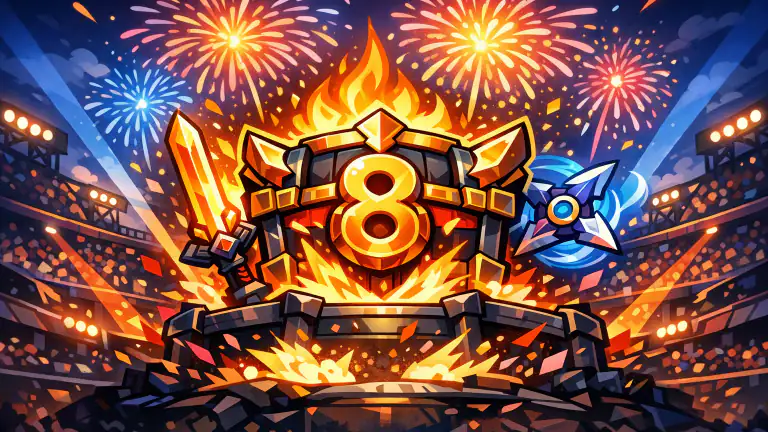 Free Fire: 8ème Anniversaire! Face aux Géants du Jeu Mobile header
