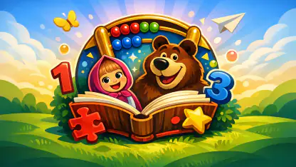 Masha et l'ours Jeux éducatifs : L'apprentissage ludique à la maison header