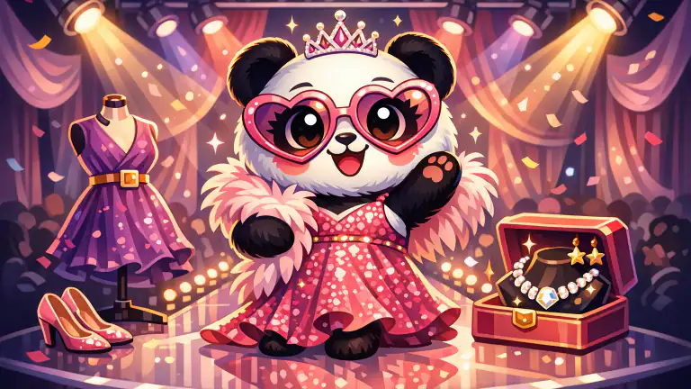 बच्चों के लिए नया फैशन अपडेट: Baby Panda's Fashion Dress Up header