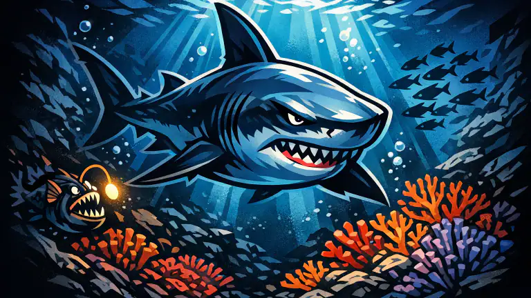 समुद्र की गहराइयों में शार्क का रोमांच: Hungry Shark Evolution header