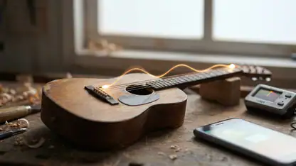 GuitarTuna: Perfekt Stemme- og Øvingsapp for Gitarister header