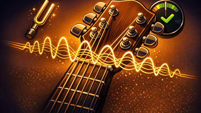 GuitarTuna: Perfekt Stemme- og Øvingsapp for Gitarister header