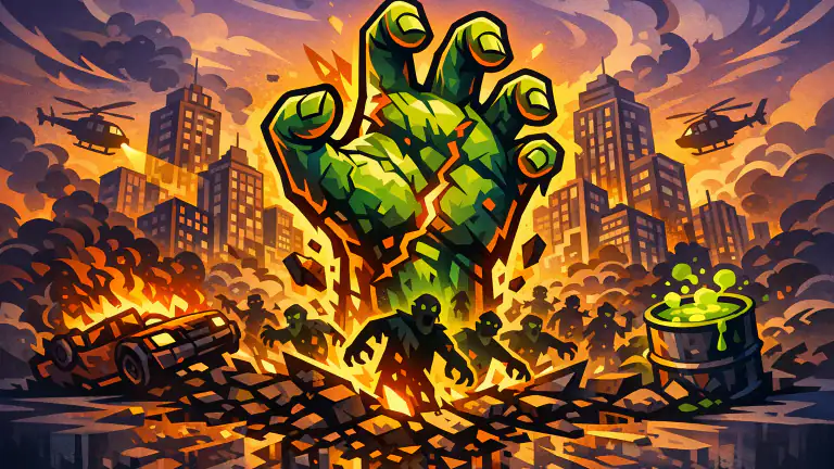 Zombie Tsunami: Uma Onda Atemporal de Diversão Arcade header