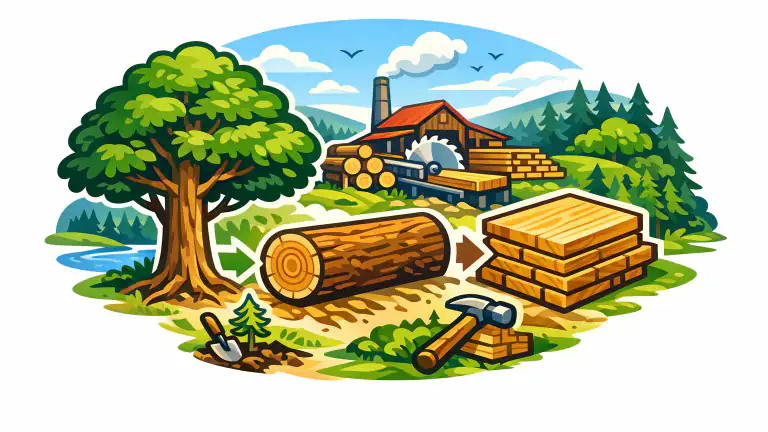 Idle Lumber: Bygg & Affärsspel – Skapa Ditt Timmerimperium header