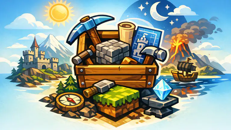 จินตนาการไร้ขีดจำกัดใน Crafting and Building header